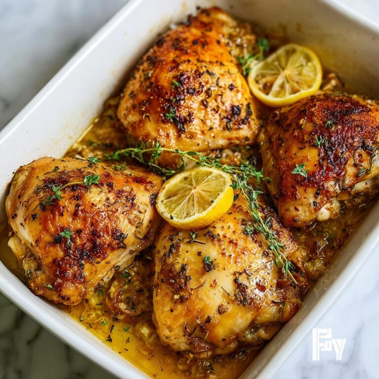 Baked Lemon Butter Chicken Recipe