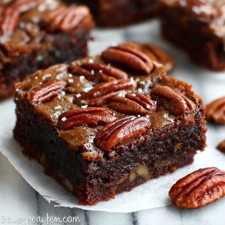 Gooey Pecan Pie Brownies Recipe