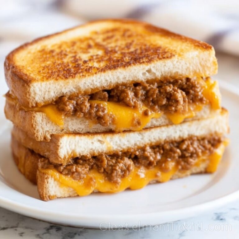 Sloppy Joe Grilled Cheese Recipe